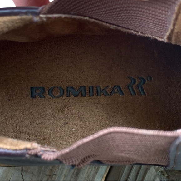 Romika Women’s Milla 102 Chelsea Ankle Bootie Brown Leather Sz 39 EU / 8-8.5 US - Picture 15 of 16
